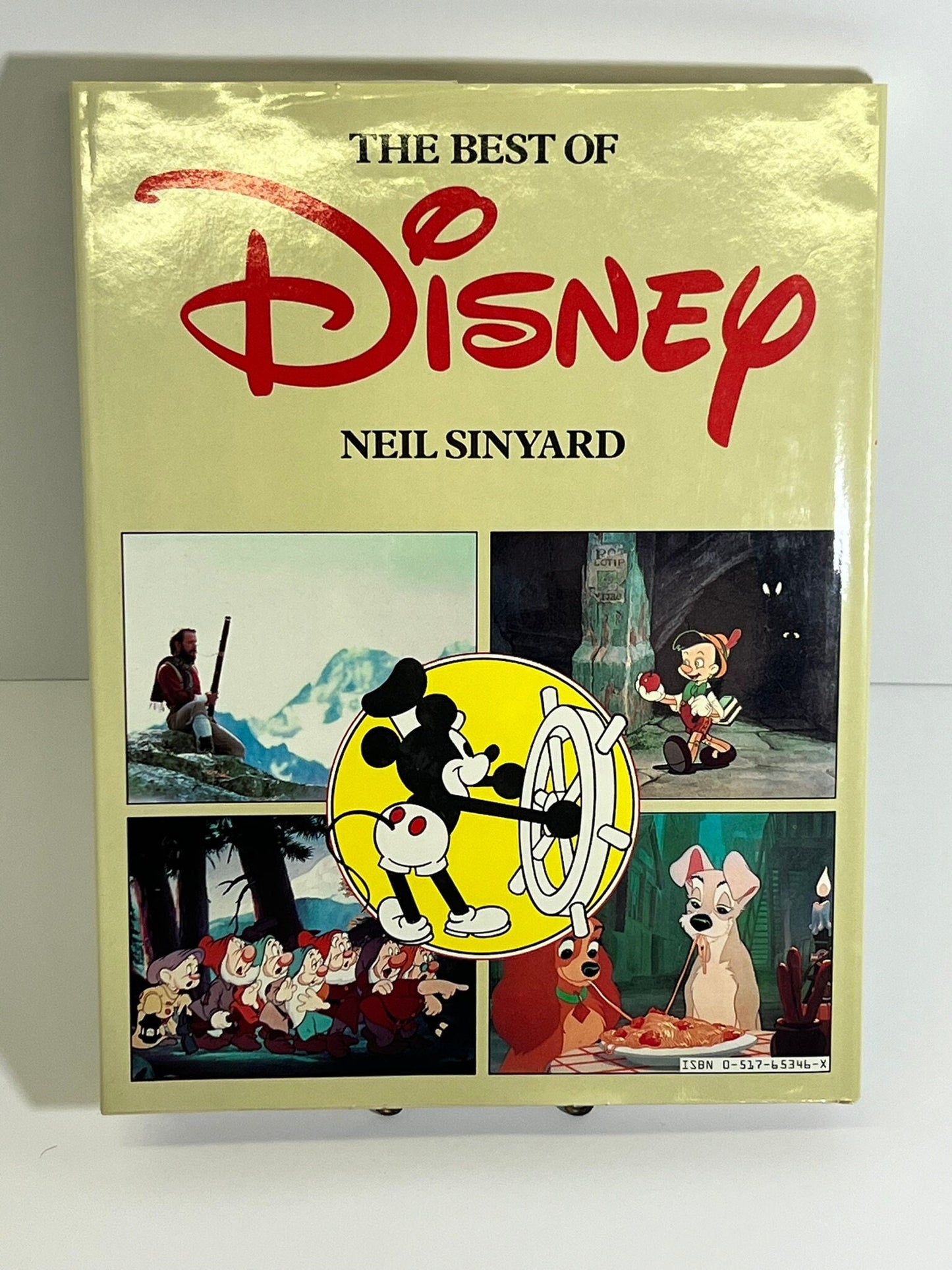 The Best of Disney by Neil Sinyard - 217 color illustrations, 115 black and white illustrations - coffee table art book