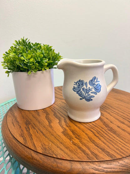 Pfaltzgraff Yorktowne Stoneware Creamer - Small castle logo and Pfaltzgraff on the bottom