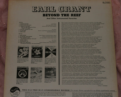 Earl Grant -  Beyond The Reef And Other Instrumental Favorites Vinyl LP Record