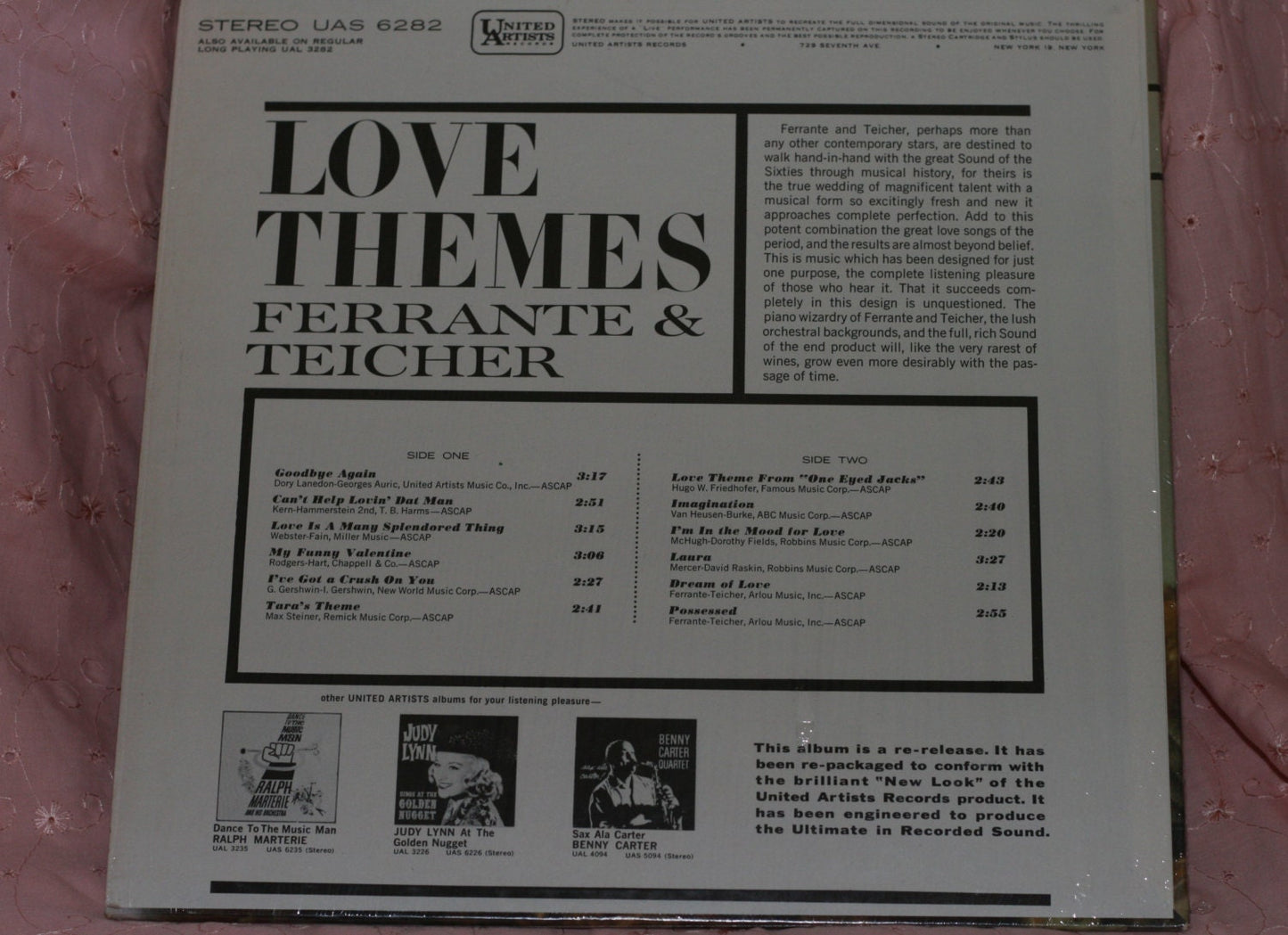 Ferrante & Teicher - Love Themes 1963 Record, Vinyl, LP