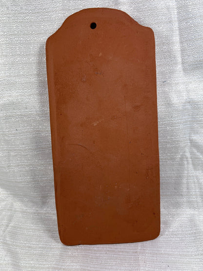 Terracotta Folk Art Young Woman Wall Hanging