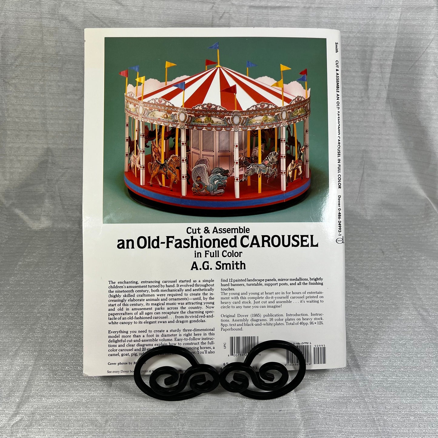 Cut and Assemble Old Fashioned Carousel Book 1985