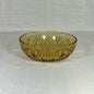 Vintage Anchor Hocking Starburst Pattern Serving Bowl - Amber Glass