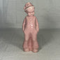 Vintage Cameron Clay Pink Dutch Boy Planter Vase