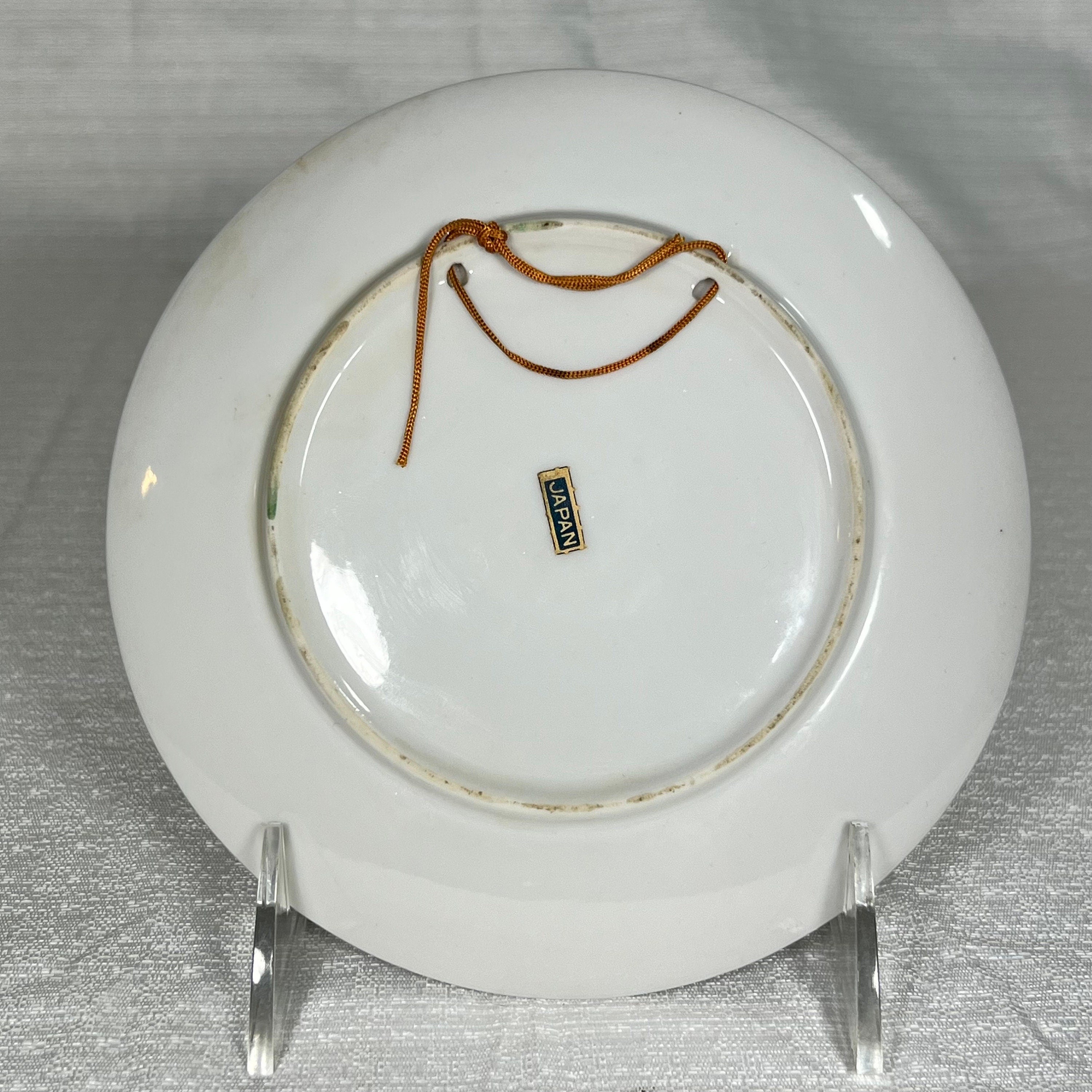 Vintage Hanging Plate with Fruit Harvest Design made in Japan