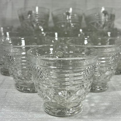 Anchor Hocking Wexford Punch Glasses - set of 18 with hooks