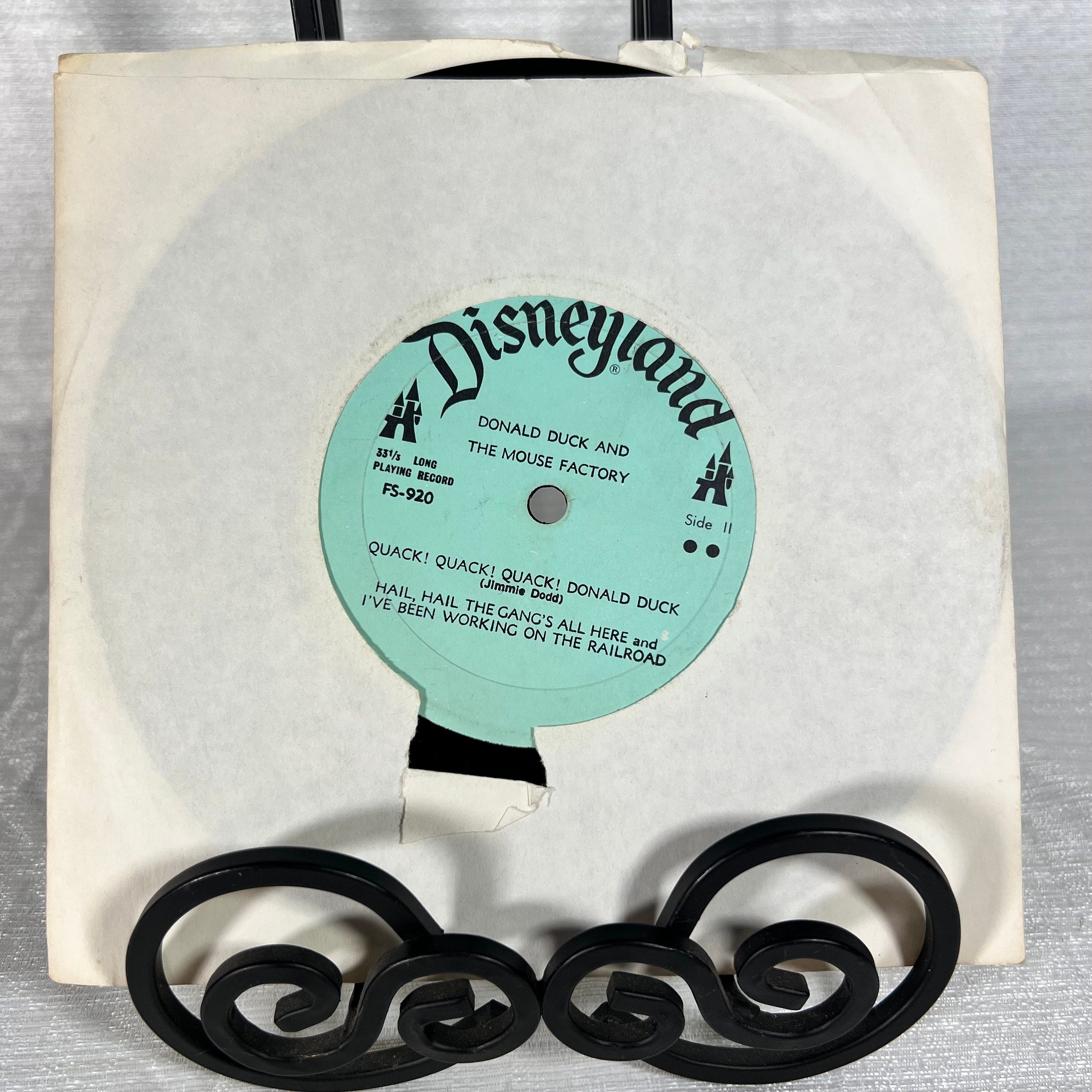 Disneyland Record Donald Duck and the Mouse Factory - tested - kids records - vintage vinyl