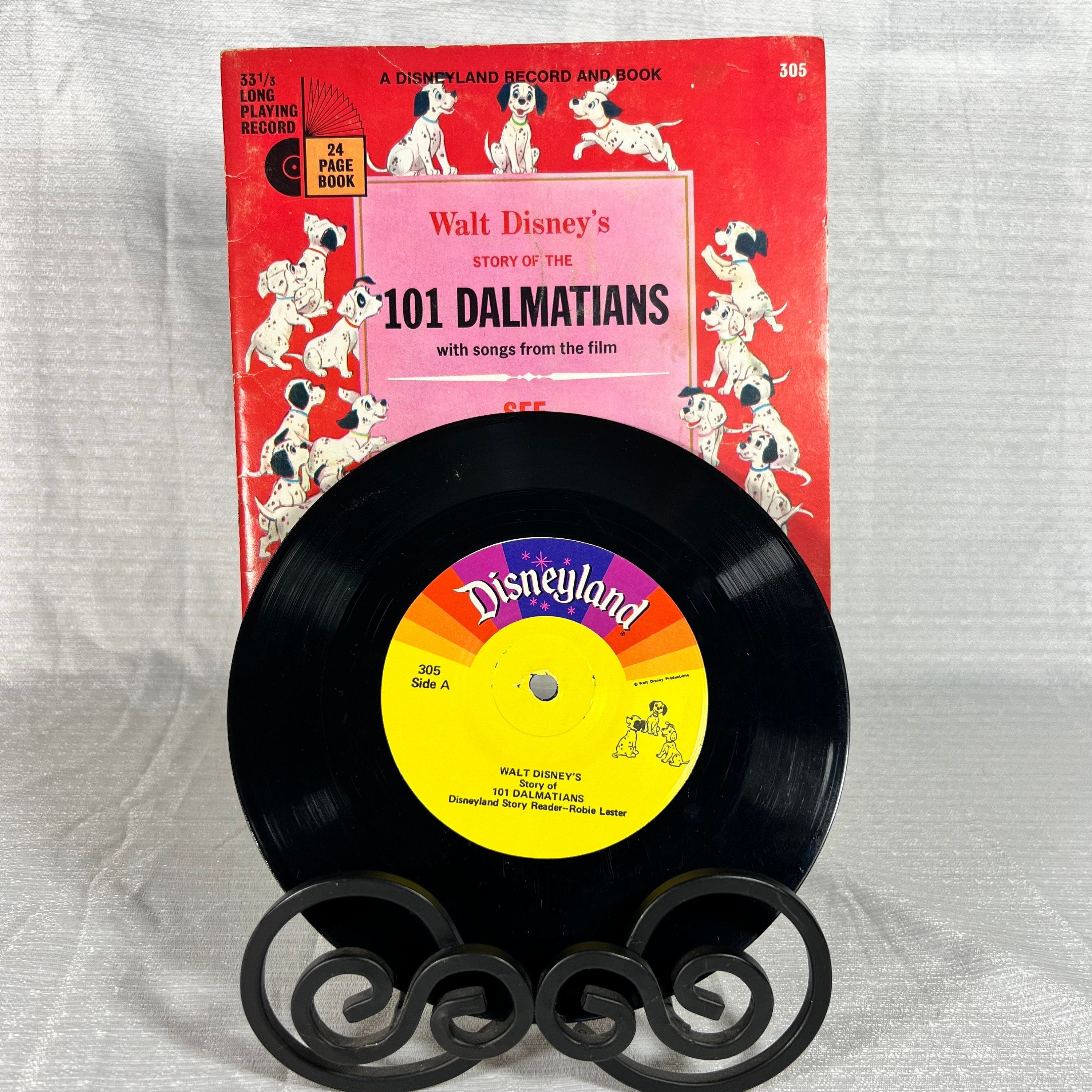 Walt Disney’s Story of The 101 Dalmatians Record and Read-Along Book Set - tested - Kids records - vintage vinyl