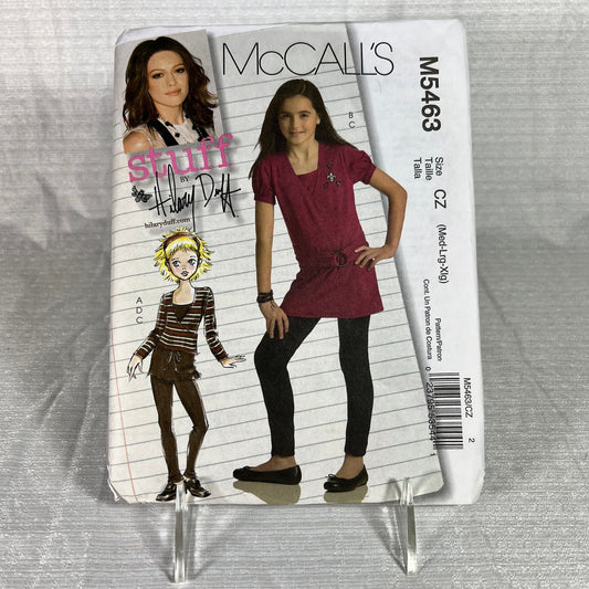 McCall's M5463 Sewing Pattern CZ Med, Large, X-Large - cut, but all sizes available