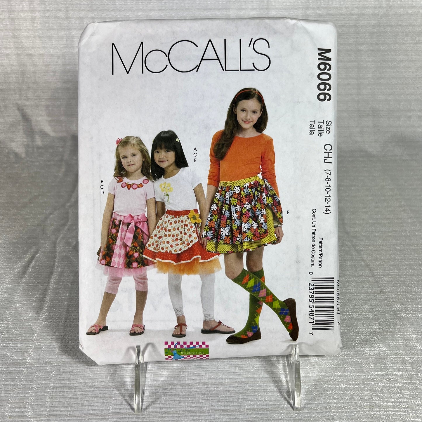 McCall's M6066 Sewing Pattern CHJ 7, 8, 10, 12, 14 - cut, but all sizes available