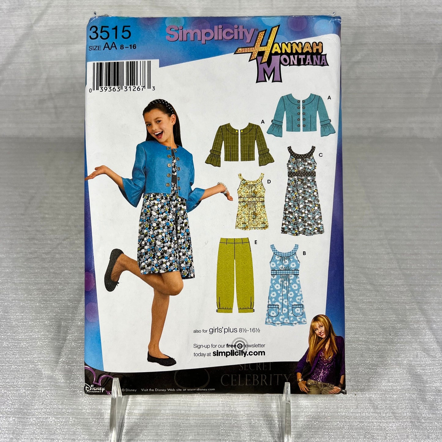 Simplicity 3515 Sewing Pattern AA 8-16 - cut, but all sizes available