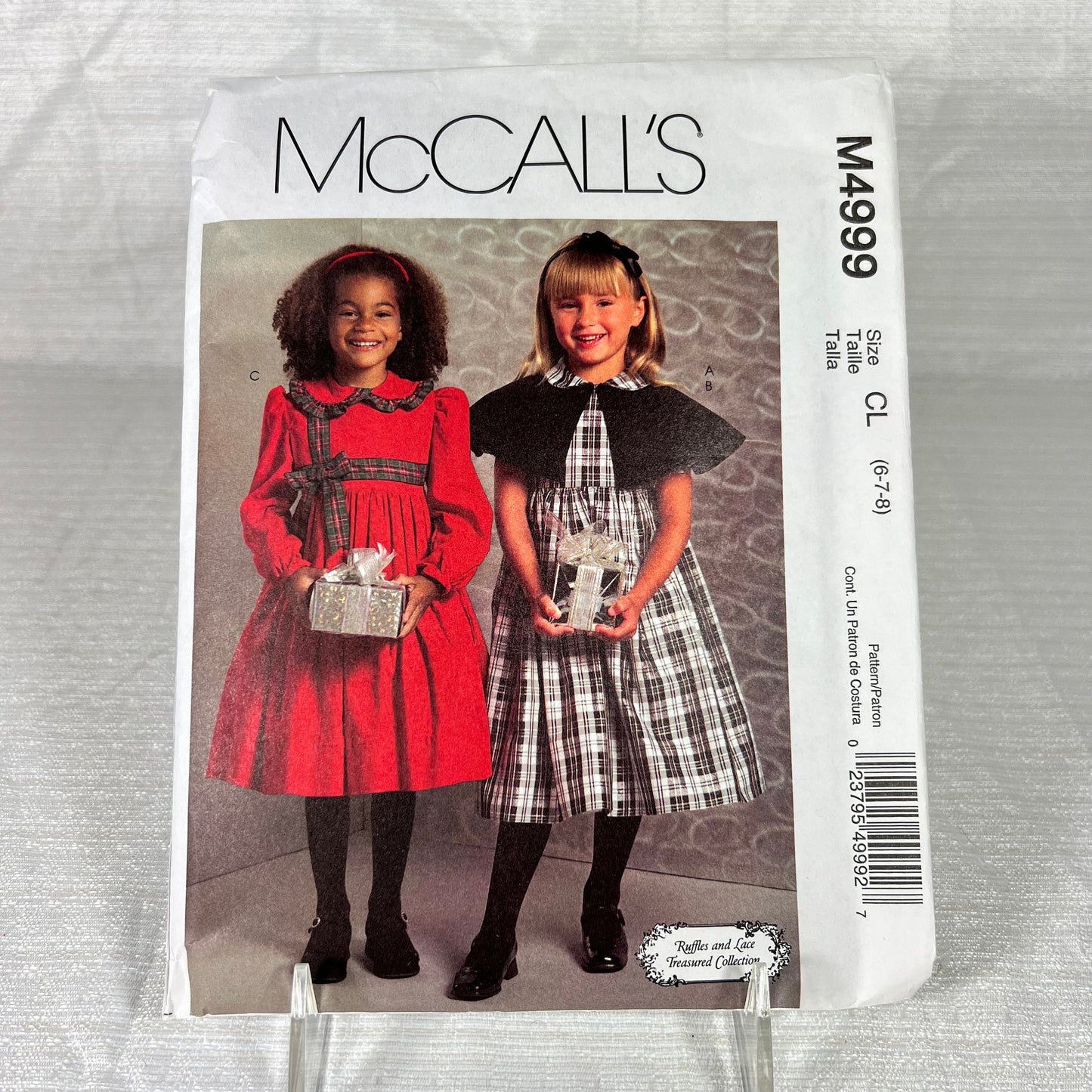 McCall’s M4999 Sewing Pattern CL 6, 7, 8 - uncut