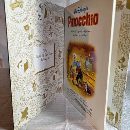 a Little Golden Book Walt Disney’s Pinocchio