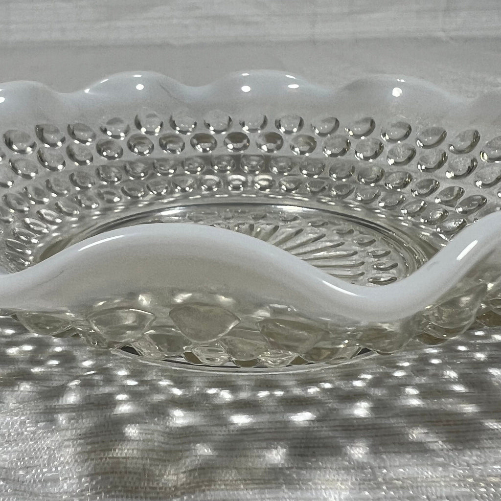 Anchor Hocking Moonstone Hobnail Candy Dish