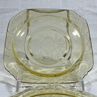 Vintage Federal Glass Madrid Pattern Indiana Glass Recollection Bread and Butter Plate - Set of 2