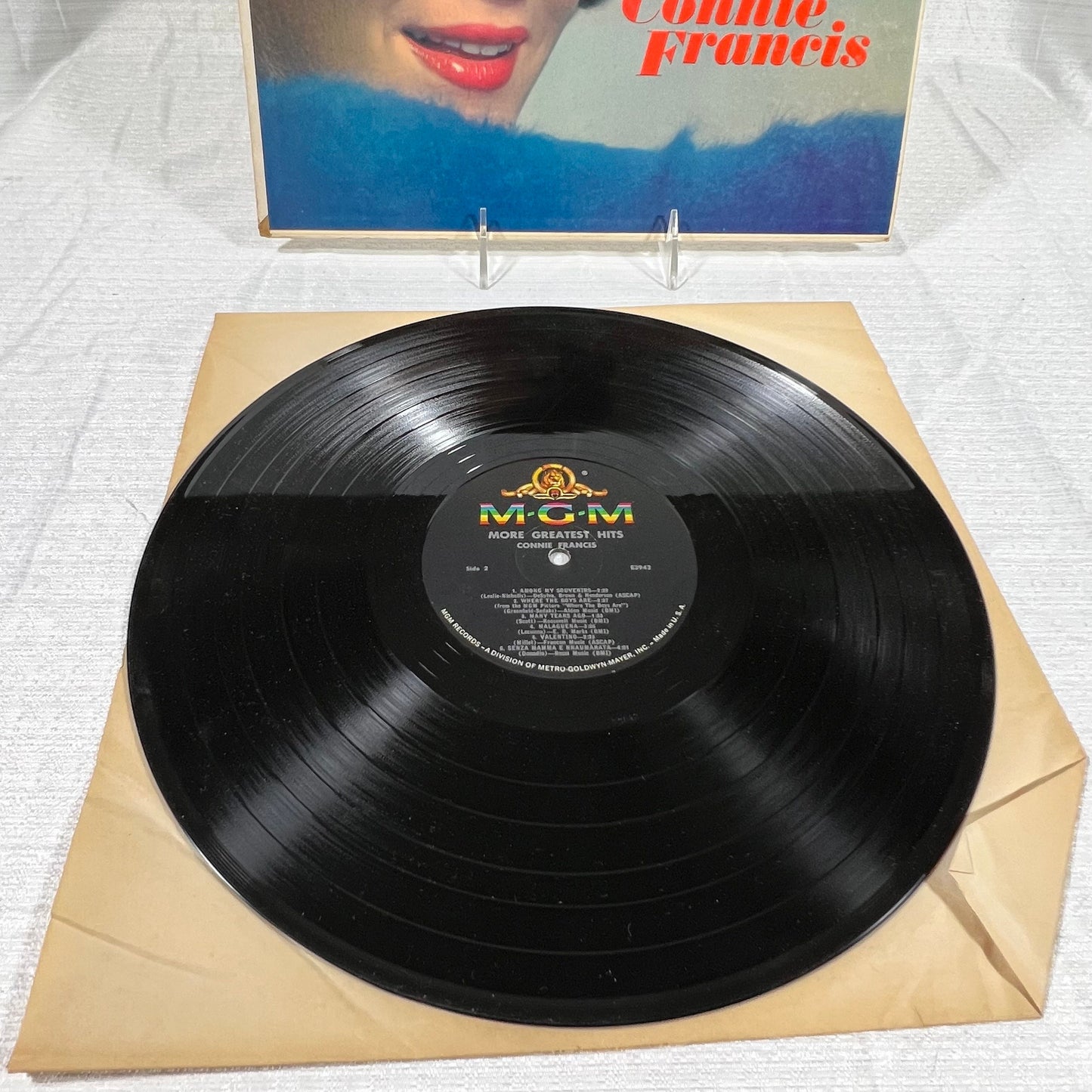 More greatest hits Connie Francis Record