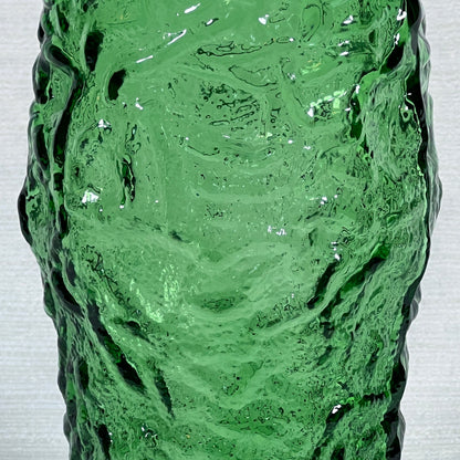 E.O. Brody Medium MCM Green Crinkle Vase