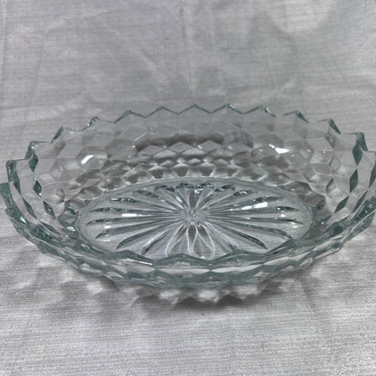 Fostoria American Clear Glass Vegetable Bowl #1 - small chip