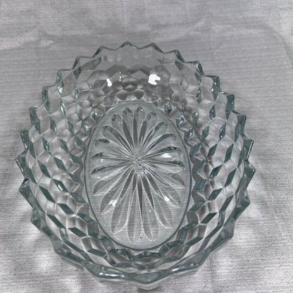 Fostoria American Clear Glass Vegetable Bowl #1 - small chip