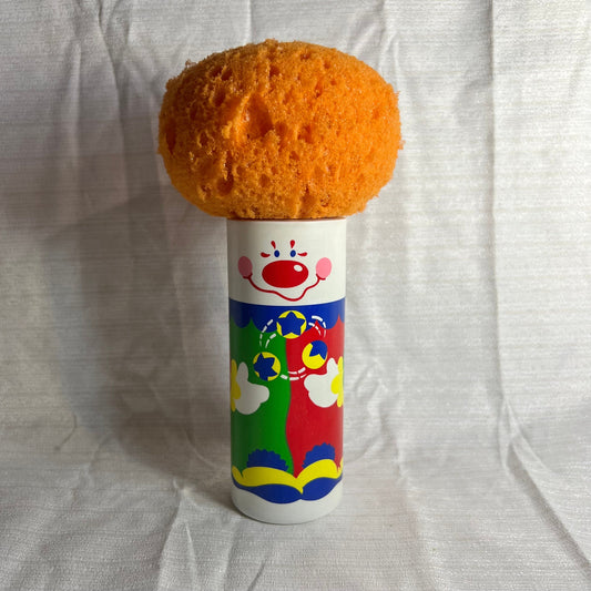 Avon Spongie the Clown Liquid Cleanser and Sponge - Rare, Hard to Find!