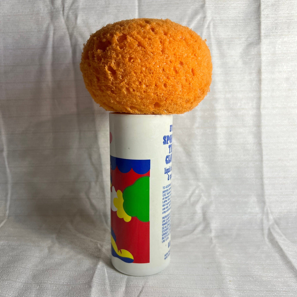 Avon Spongie the Clown Liquid Cleanser and Sponge - Rare, Hard to Find!