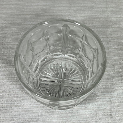 Vintage Indiana Glass Nut Bowl Constellation Pattern - some flea bites at the seams