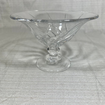 J.G. Durand Princess House Pedestal Swirl Candy Dish