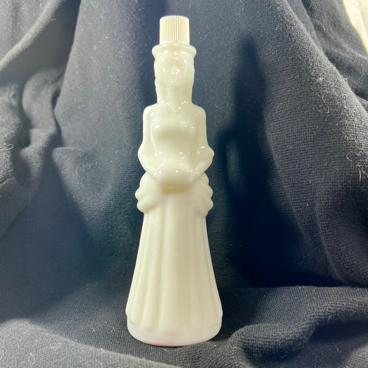 Avon Charisma Foaming Bath Oil Victorian Woman Shaped Bottle