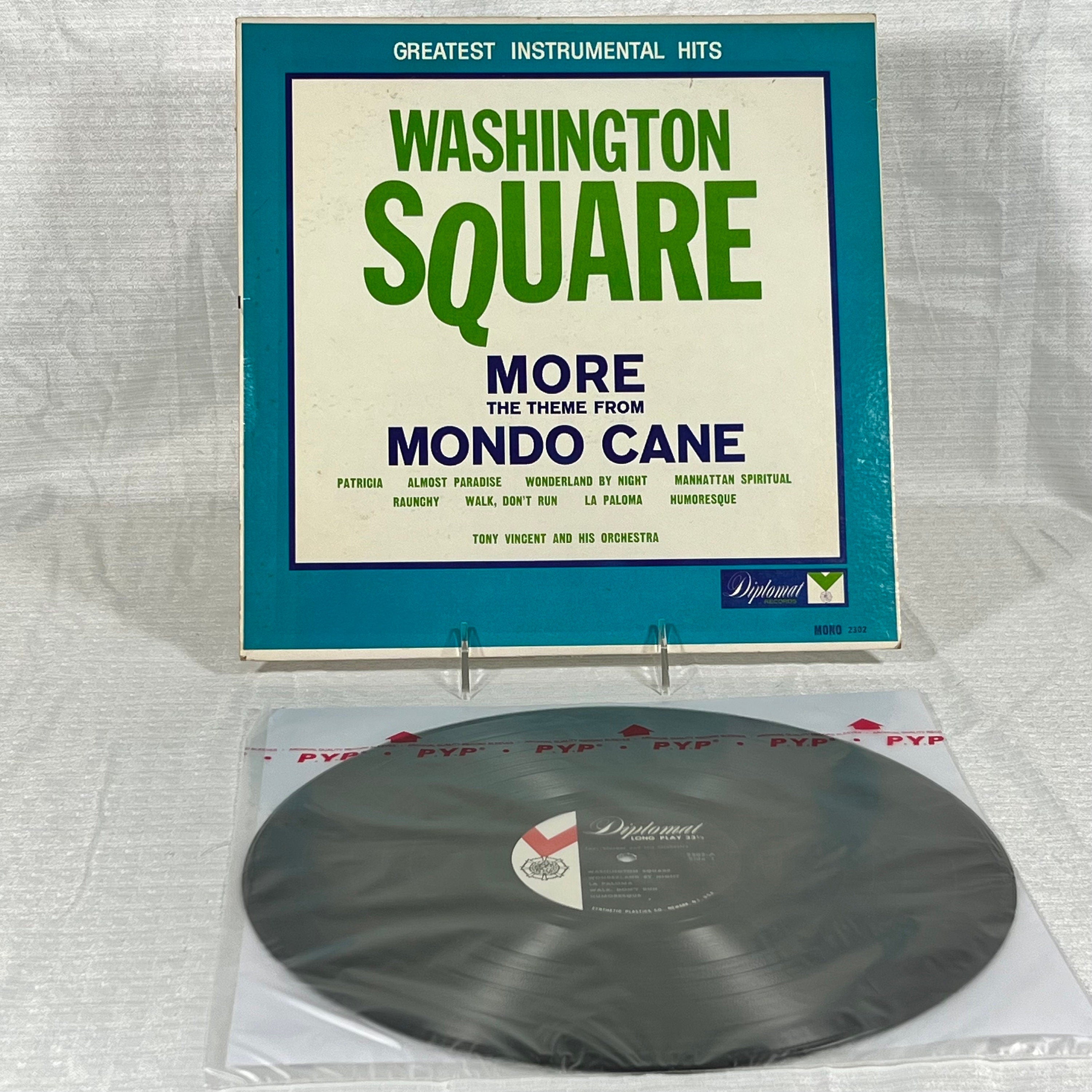 Tony Vincent and His Orchestra, Washington Square - More (The Theme from Mondo Cane) Record - Vintage vinyl, album