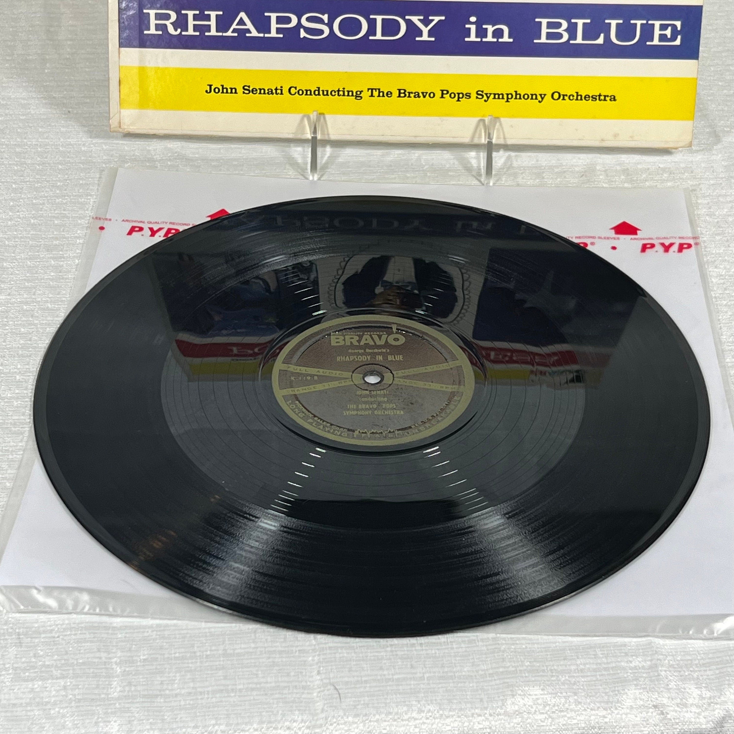 Bravo! George Gershwin's Porgy and Bess Rhapsody in Blue Record - Vintage vinyl, record, album