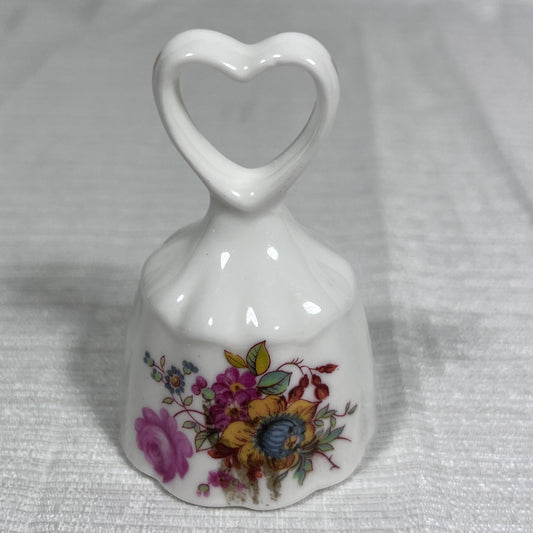 Vintage Brinton Bone China Floral Miniature Bell