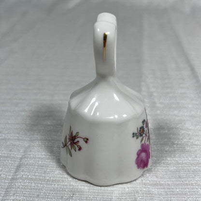 Vintage Brinton Bone China Floral Miniature Bell