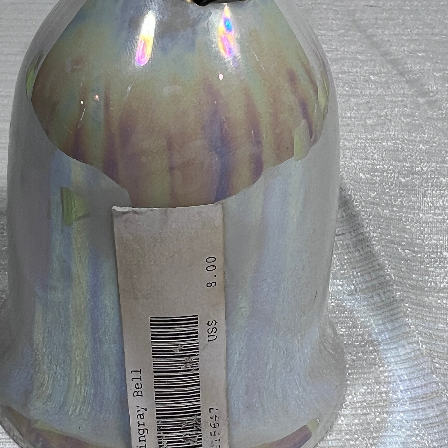 Vintage Iridescent Ceramic Stingray Cayman Islands Bell