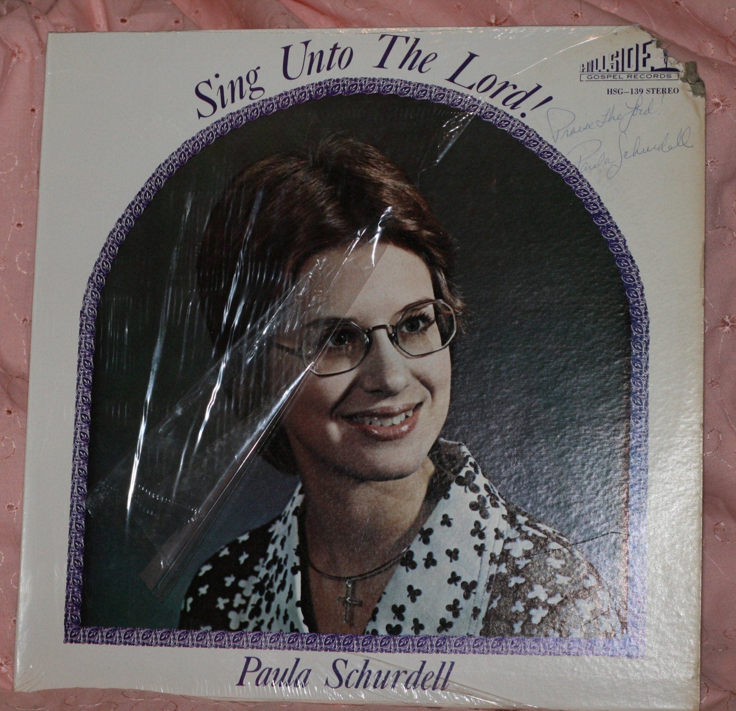 Sing Unto the Lord! - Paula Schurdell, Vintage Signed Record, LP, Vinyl