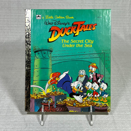 a Little Golden Book Walt Disney's DuckTales The Secret City Under the Sea