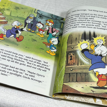 a Little Golden Book Walt Disney's DuckTales The Secret City Under the Sea