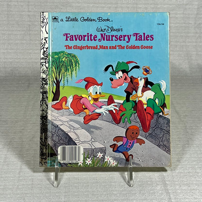 a Little Golden Book Walt Disney's Favorite Nursery Tales The Gingerbread Man and The Golden Goose