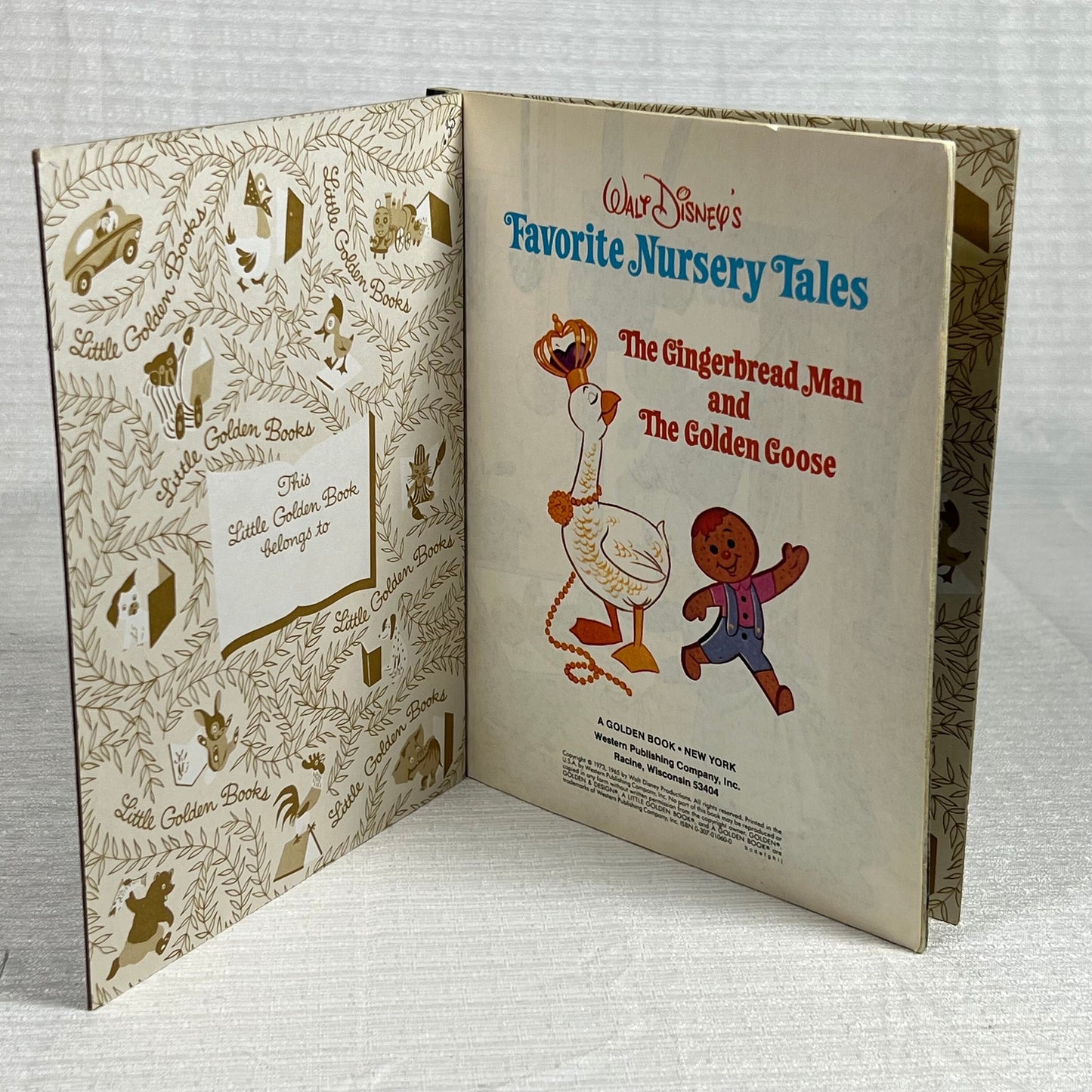 a Little Golden Book Walt Disney's Favorite Nursery Tales The Gingerbread Man and The Golden Goose