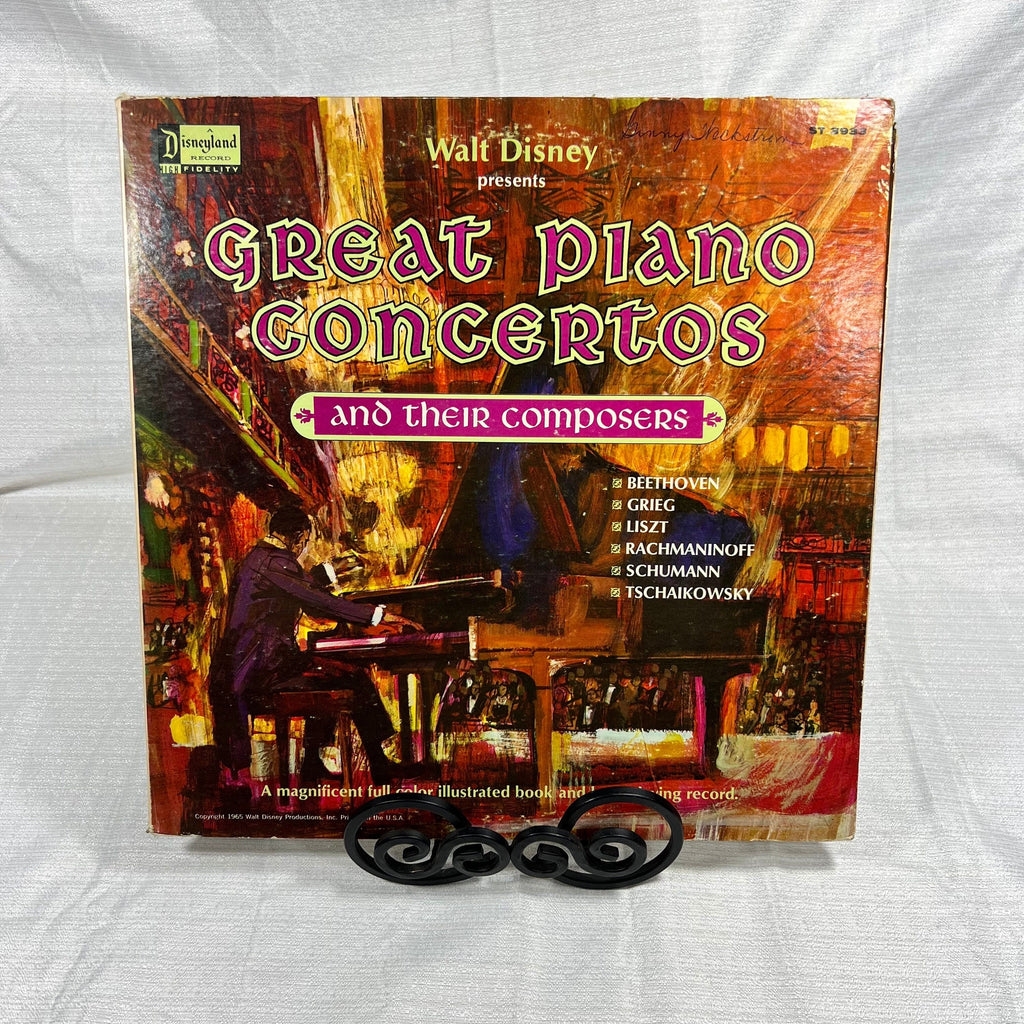 Walt Disney Presents Great Piano Concertos and their Composers Record - cover has some damage, Album, Vinyl, LP