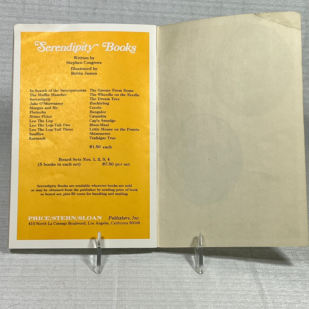 Kartusch Written by Stephen Cosgrove illustrated by Robin James a Serendipity Book