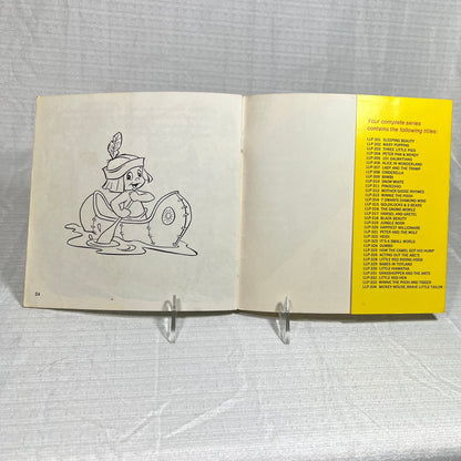 Walt Disney's Story of Little Hiawatha See Hear Read Record and Book Set - BOOK ONLY, no record