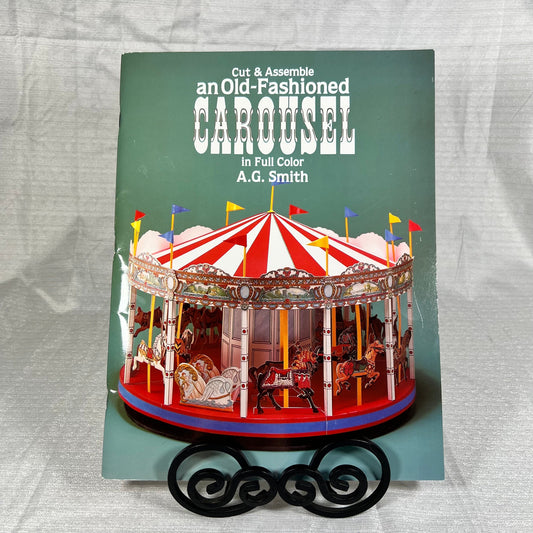 Cut and Assemble Old Fashioned Carousel Book 1985