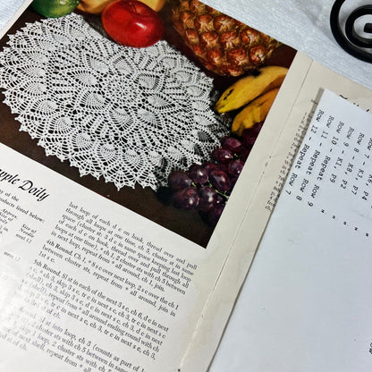 Star Doily Book #91 Sparkling White Doilies - 1952 The American Thread Company