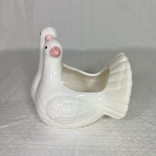 Vintage Dove Planter