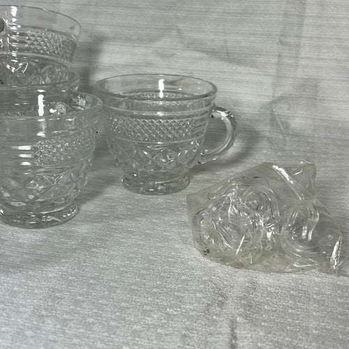Anchor Hocking Wexford Punch Glasses - set of 18 with hooks