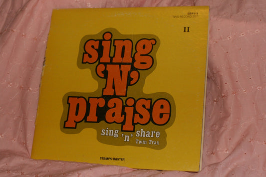 Sing 'N' Praise, Sing 'N' Share Twin Trax, Vintage Vinyl, Records, LPs