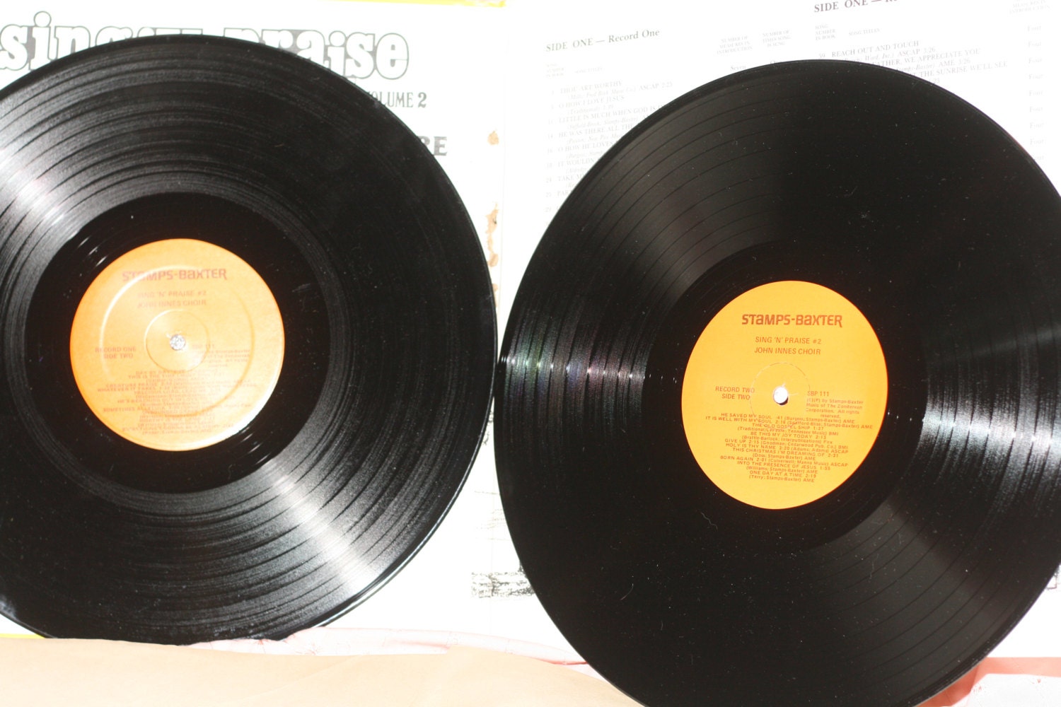 Sing 'N' Praise, Sing 'N' Share Twin Trax, Vintage Vinyl, Records, LPs