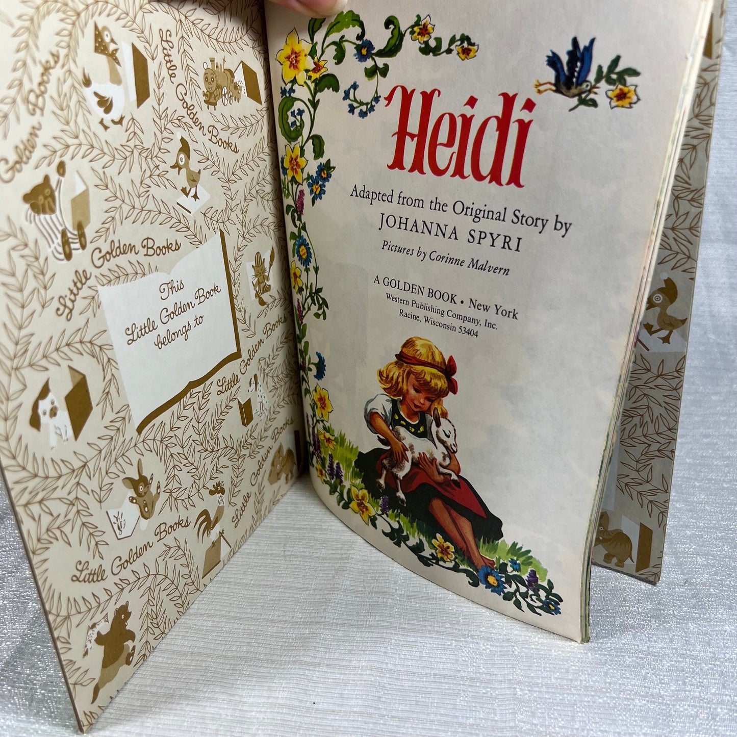 a Little Golden Book Heidi