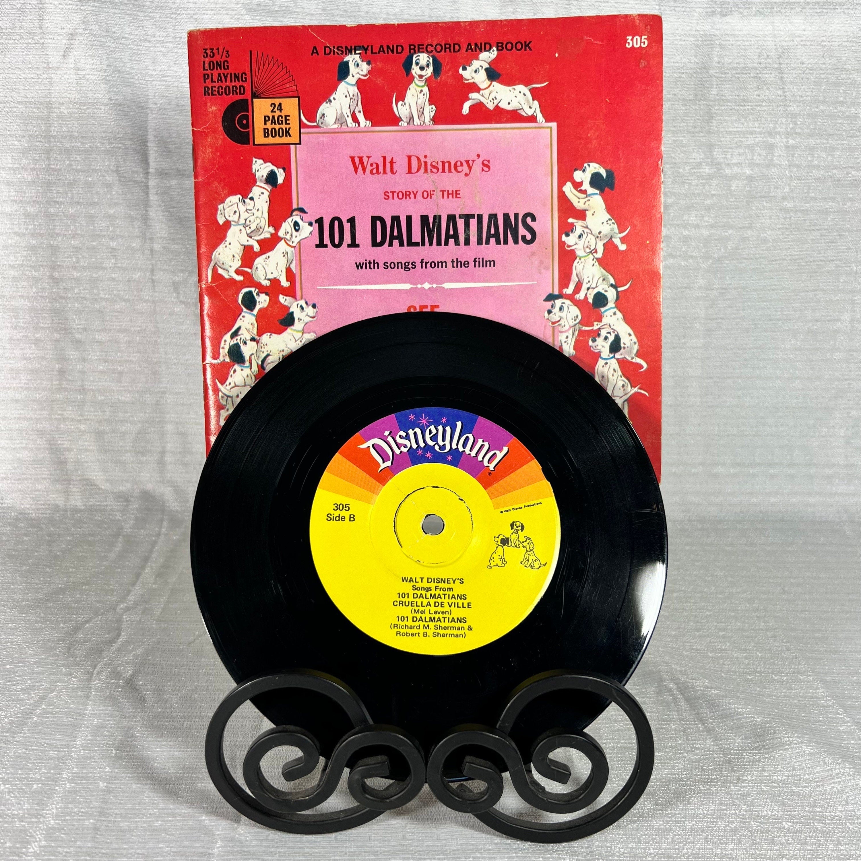 Walt Disney’s Story of The 101 Dalmatians Record and Read-Along Book Set - tested - Kids records - vintage vinyl