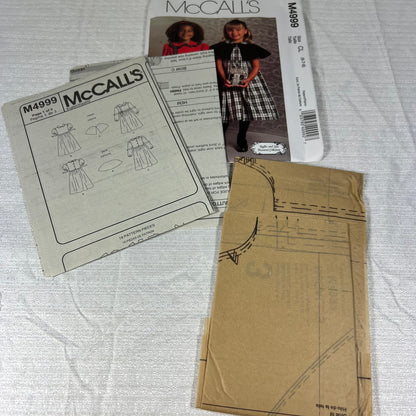 McCall’s M4999 Sewing Pattern CL 6, 7, 8 - uncut